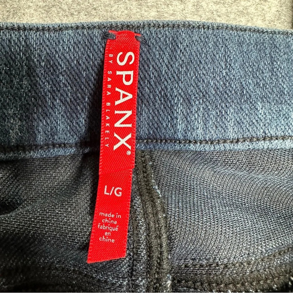 Spanx Jean-ish Ankle Leggings in Twilight. Sz: Large - Picture 6 of 8